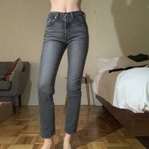 Levi's 501 Skinny - Washed black